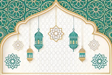 vector illustration of Islamic mosque