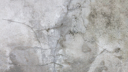 An abandoned, worn-out concrete wall.