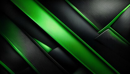 green and black carbon fiber background