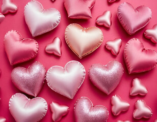Obraz premium Valentine Day heart background