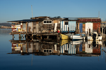 Quartier de la Pointe Courte à Sète