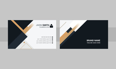 Modern and Colorful Business card template