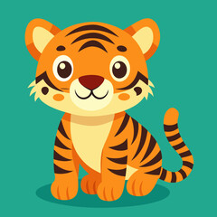 baby tiger cartoon
