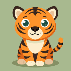 baby tiger cartoon