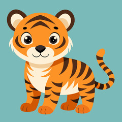 baby tiger cartoon