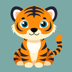 funny tiger cartoon