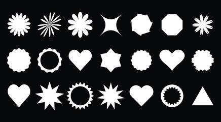 Decorative star and shape collection 