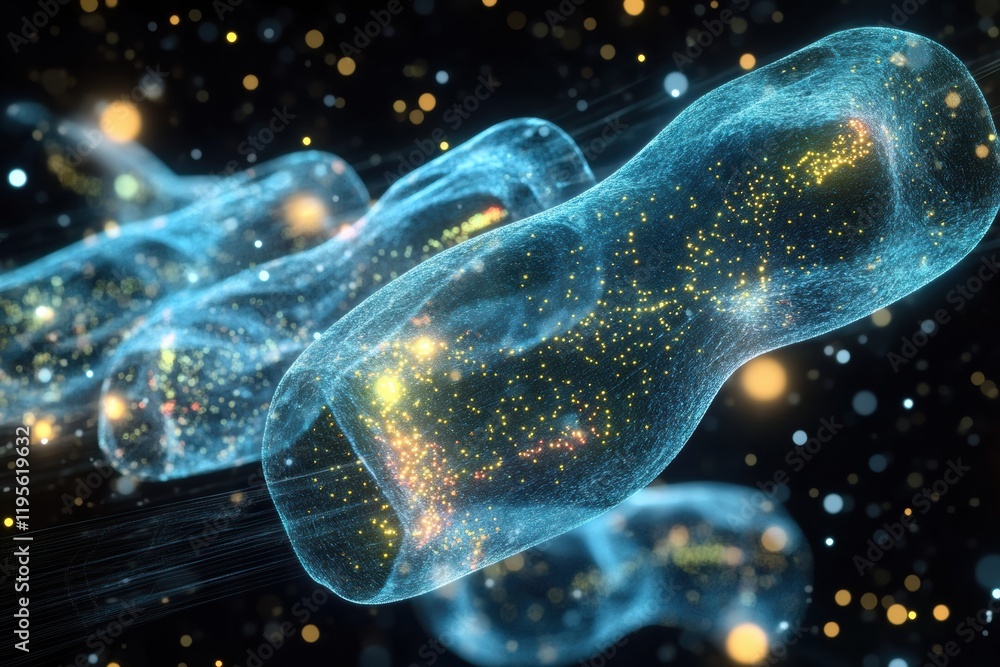 Aufkleber visualization of antibodies actively engaging pathogens in a microscopic environment to illustrate i
