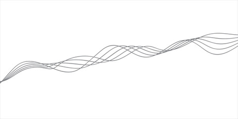 Vector Illustration of the gray pattern of lines abstract background abstract, wave, line, brochure, flyer, banner, template, wallpaper, Abstract white background with a glowing abstract waves. Abstra