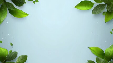 Lush Green Leaves Bokeh Background - Fresh spring leaves, vibrant green foliage, nature's beauty, soft bokeh, peaceful serenity. Symbolizes growth, renewal, tranquility, purity, and life.