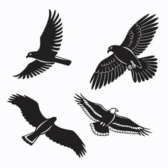 Obraz premium create a vector icon sheet with silhouettes eps