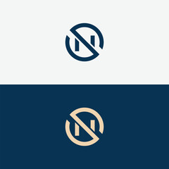 Creative Minimal Abstract Letter NS Luxury Premium Logo
