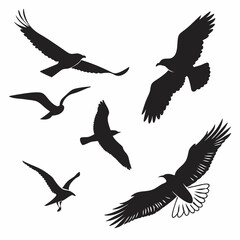 Obraz premium create a vector icon sheet with silhouettes eps