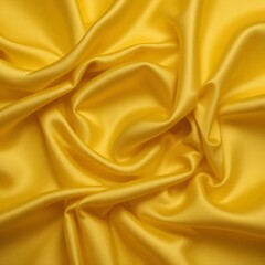 Obraz premium Mustard Yellow color luxurious fabric with a satin, linen like texture or silk cloth material