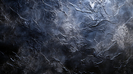 Obraz premium A dark blue wall with a rough texture