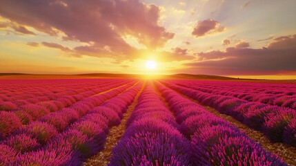 Fototapeta premium Wild Grass in Forest at Sunset Macro Abstract Nature Photography with Vintage Filter