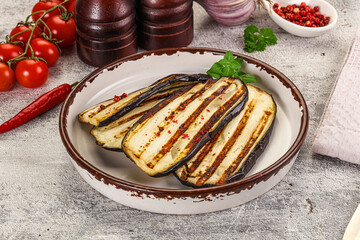  Vegan Grilled eggplant slices snack