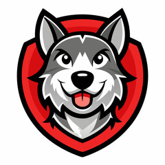 vector illustration of a dog mascot