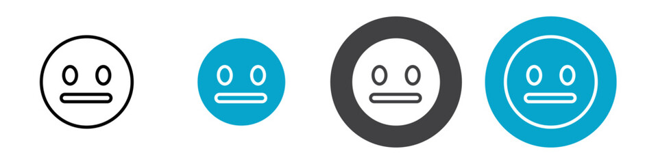 Obraz premium face icon Vector illustration in black