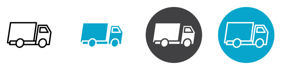 fast delivery icon Vector illustration in black