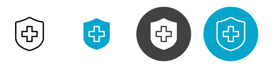 health icon Vector illustration in black