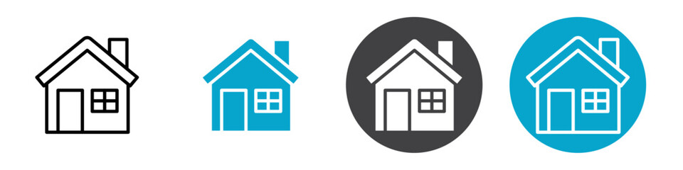 house icon Vector illustration in black