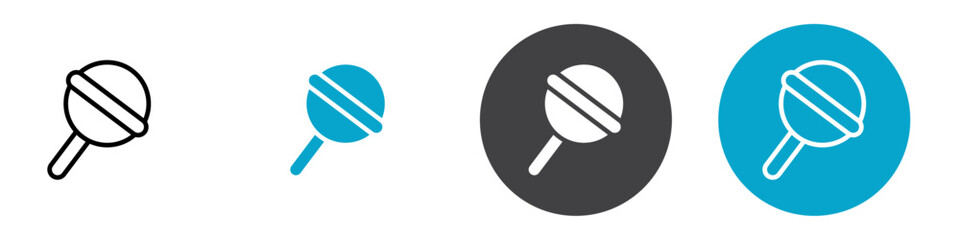 lolipop icon Vector illustration in black