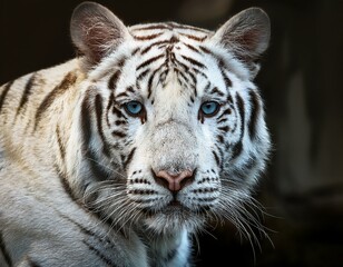 Fototapeta premium portrait of a white tiger