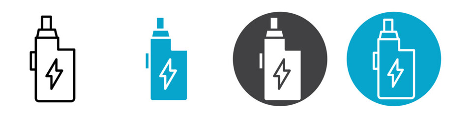 Fototapeta premium vape icon Vector illustration in black