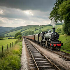Fototapeta premium vintage railway