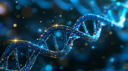 Beautiful colored DNA