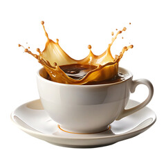 cup of coffee splash