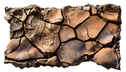 Dry and Cracked Earth Texture