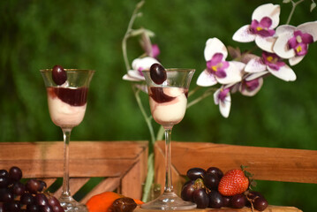 party buffet tasty finger food, savory and sweet dinner