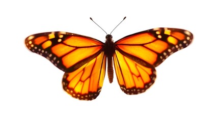 Fototapeta premium butterfly on white background