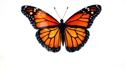 Obraz premium butterfly on white background