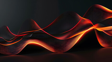 abstract background  orange glowing shape