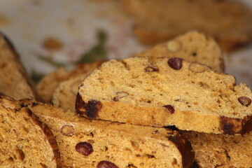 Fekkas Close Up, Traditional Moroccan Cookies