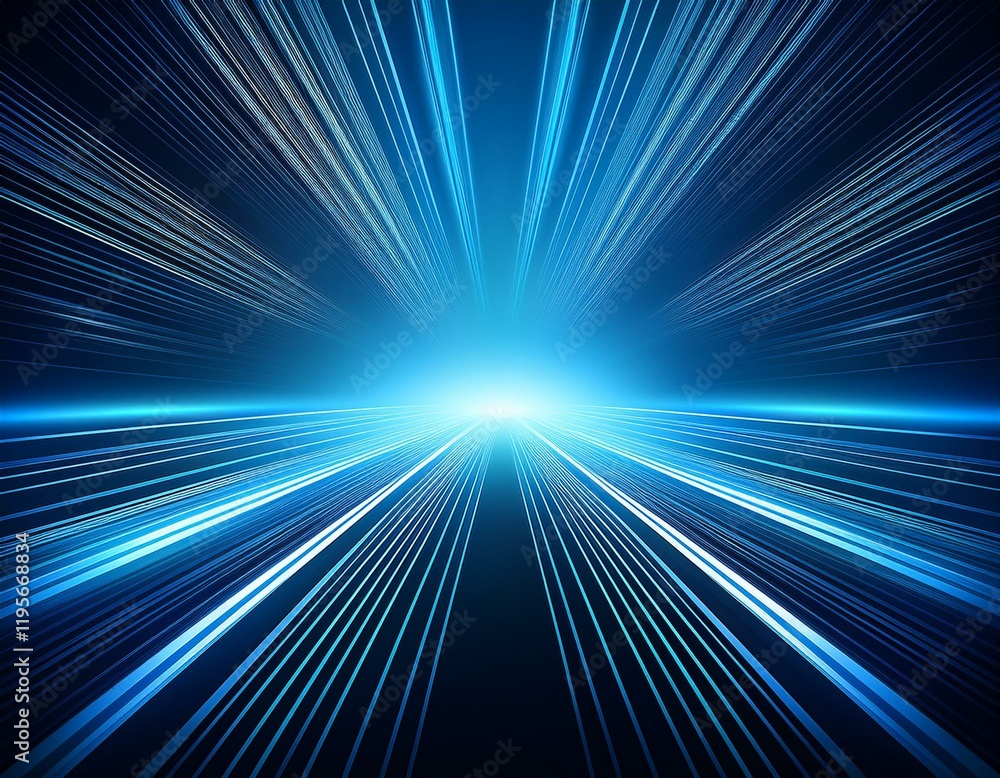 Poster abstract science futuristic energy technology concept digital image of light rays stripes lines with