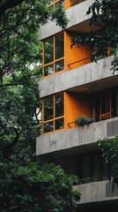 Sustainable urban housing development urban area high-resolution textures green environment close-up view modern living concept