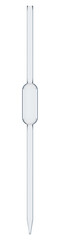 Volumetric pipette, laboratory glassware. 3d rendering.