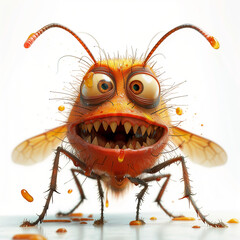 Mosquito shortly before attack