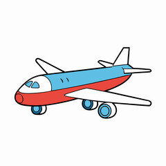 airplane vector illustration