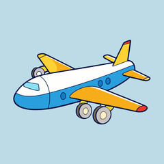 airplane vector illustration