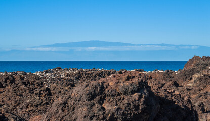 A view of Maui from the Big Island