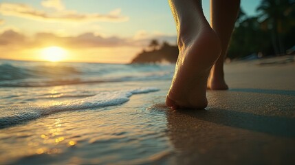 The feeling of your feet in the sand, grounding you to the earth and connecting you to the oceanÃ¢â‚¬â„¢s rhythm.