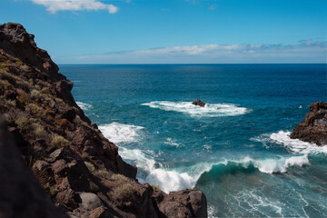 Meerblick in los Gigantes auf Tenerifa