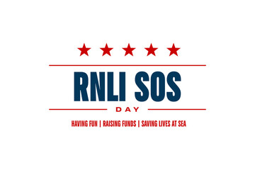 RNLI SOS day holiday concept