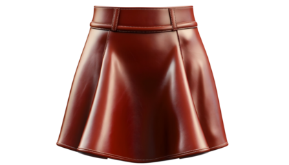 Fitted Leather Skirt Design