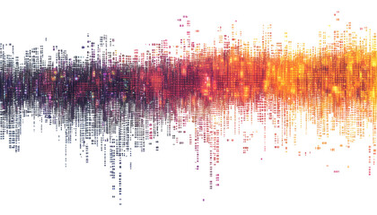 Flowing Digital Matrix Code